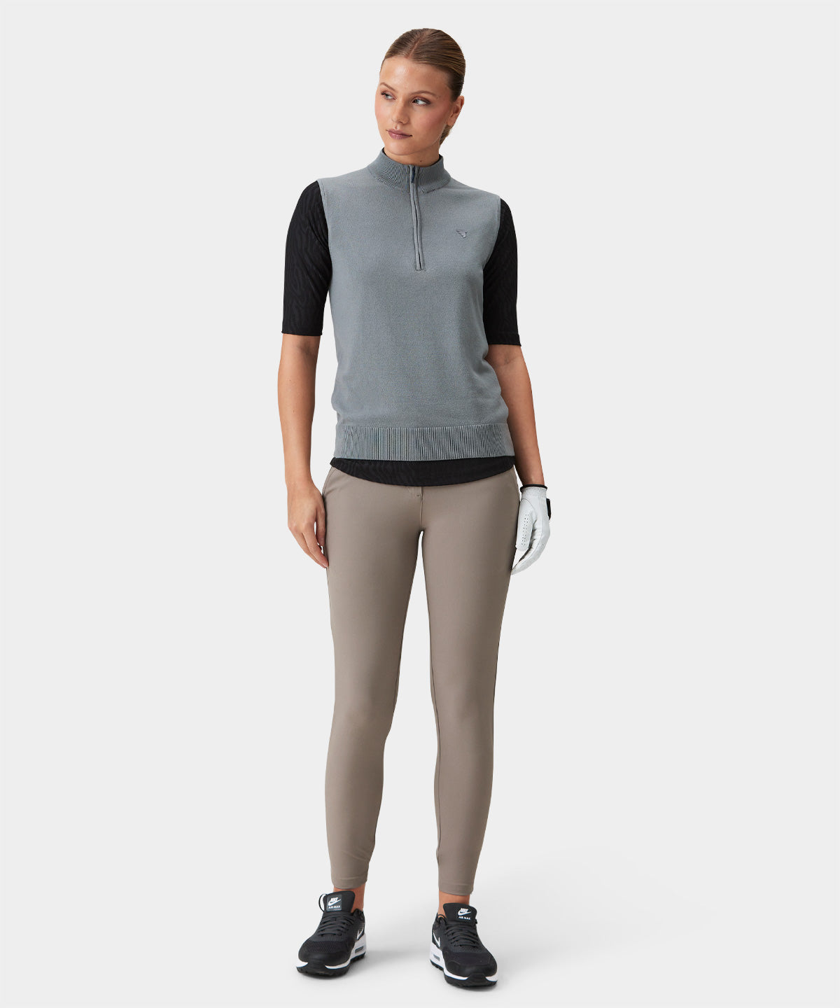 TX Knit Vest - Slate
