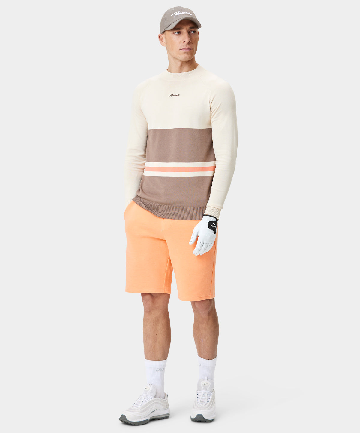 Tech Jupiter Mock Neck Sweater - Tan