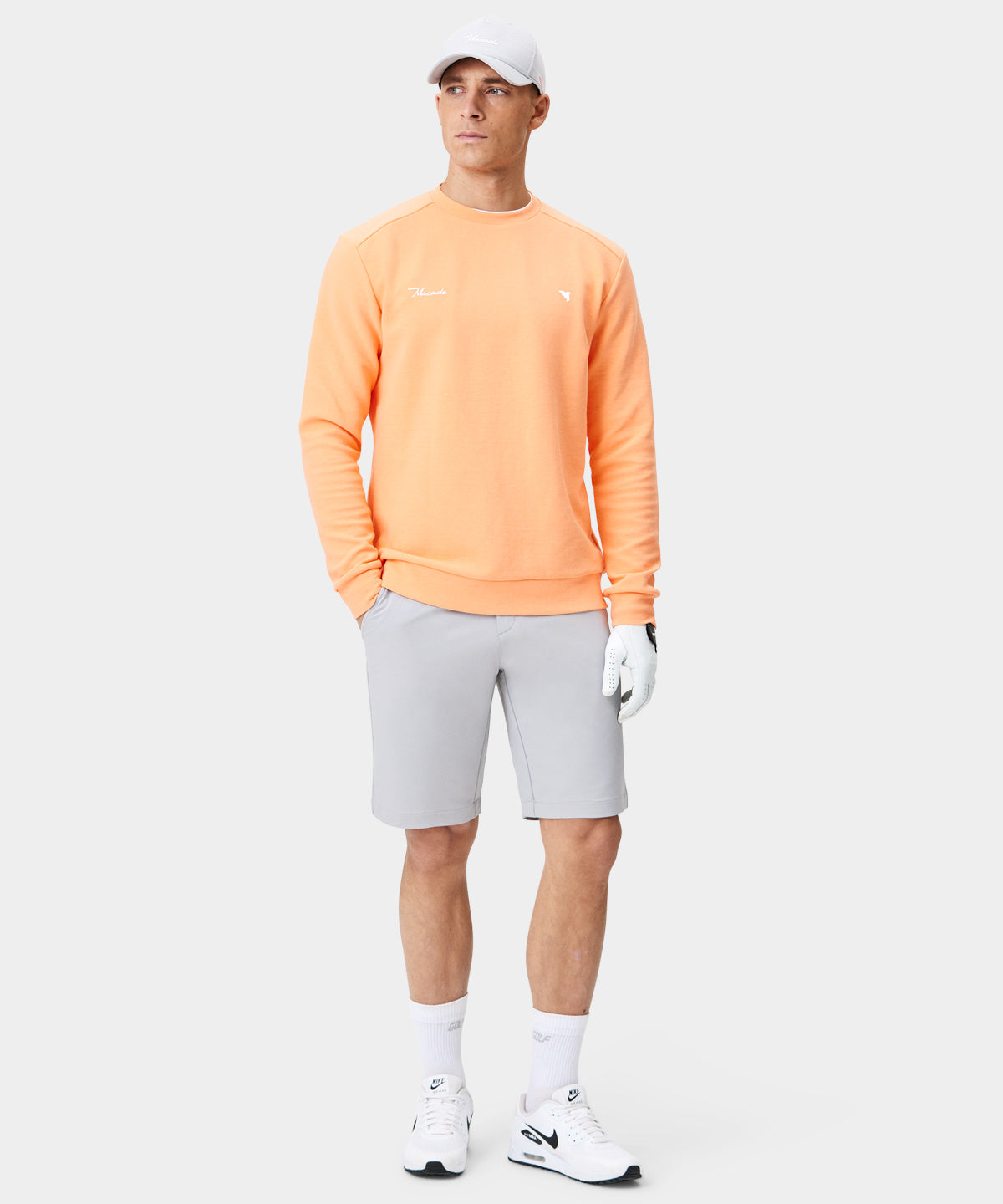 Light Gray Four-Way Stretch Shorts