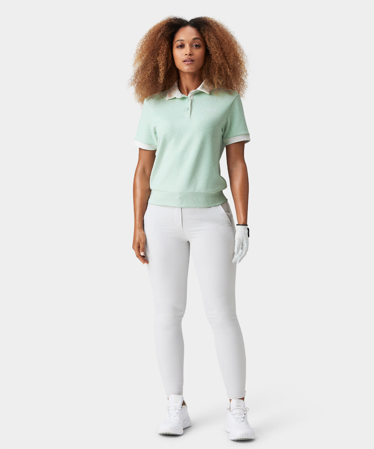 Mint Tech Relaxed Polo Shirt