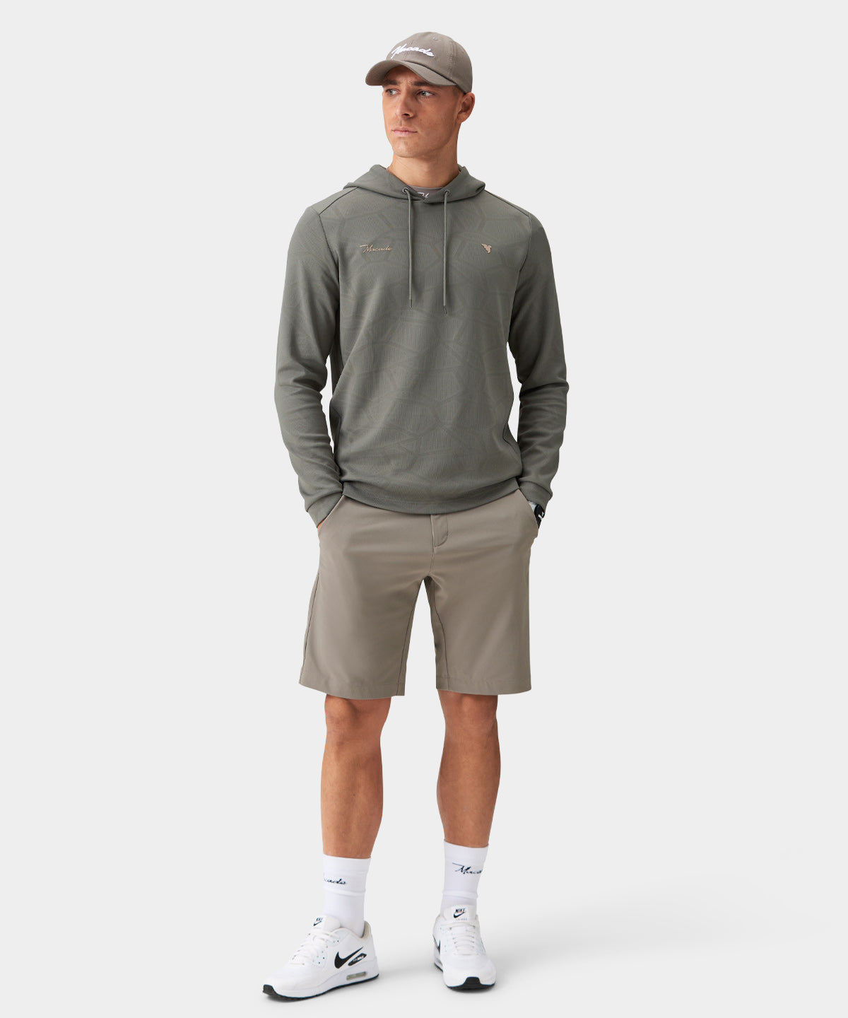 Olive Crossover Tech Hoodie