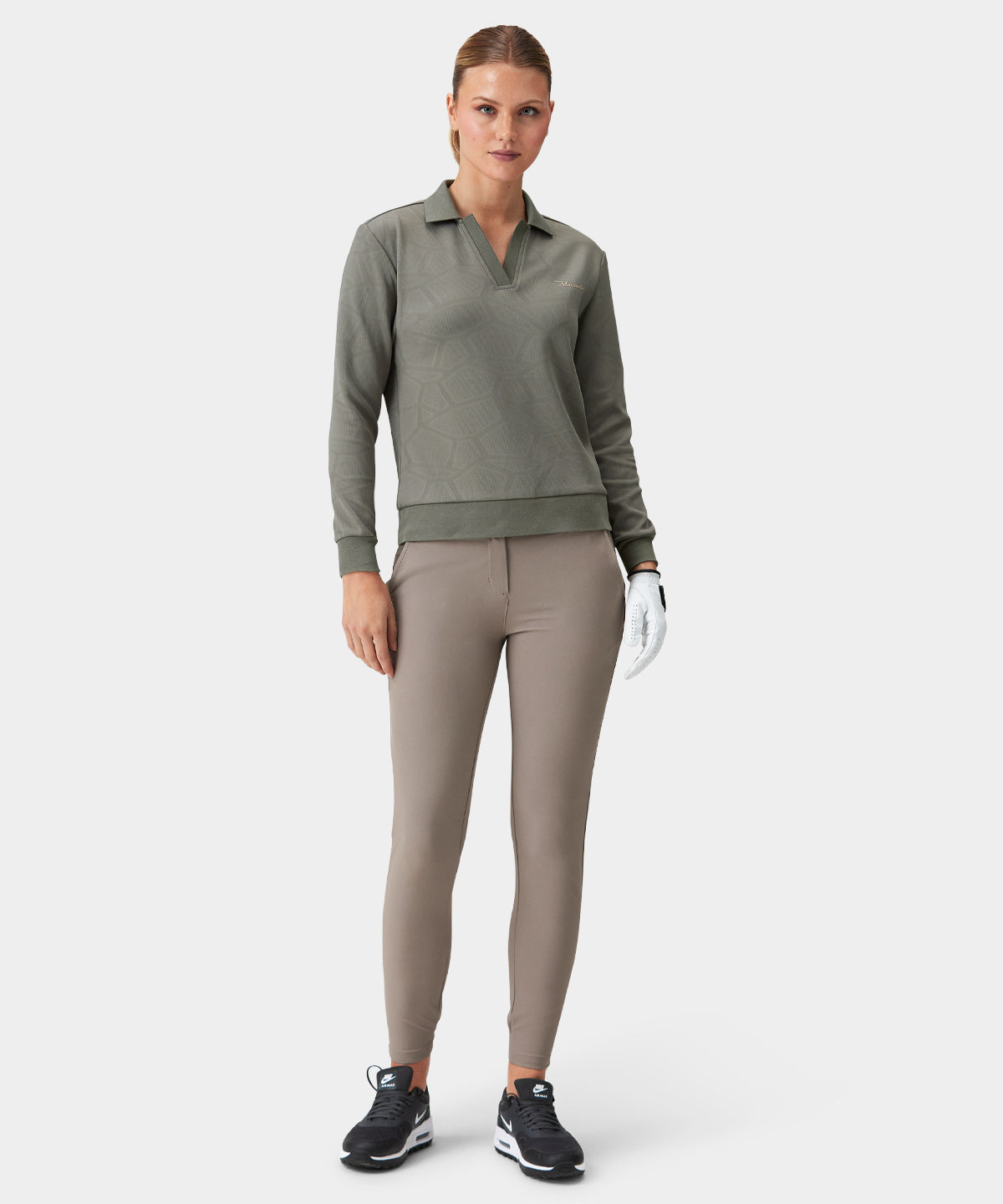 Sadie Olive Tech Long Sleeve Shirt