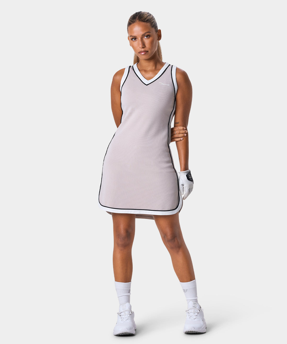 Ava Tan Range Dress