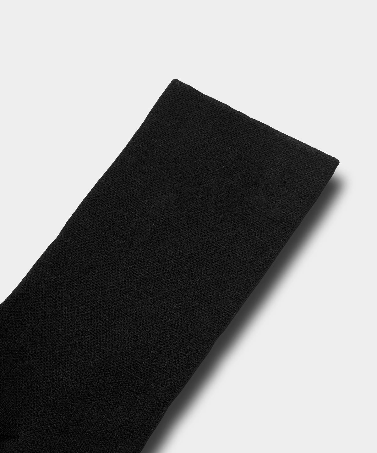 Women's Black Script Crew Socks