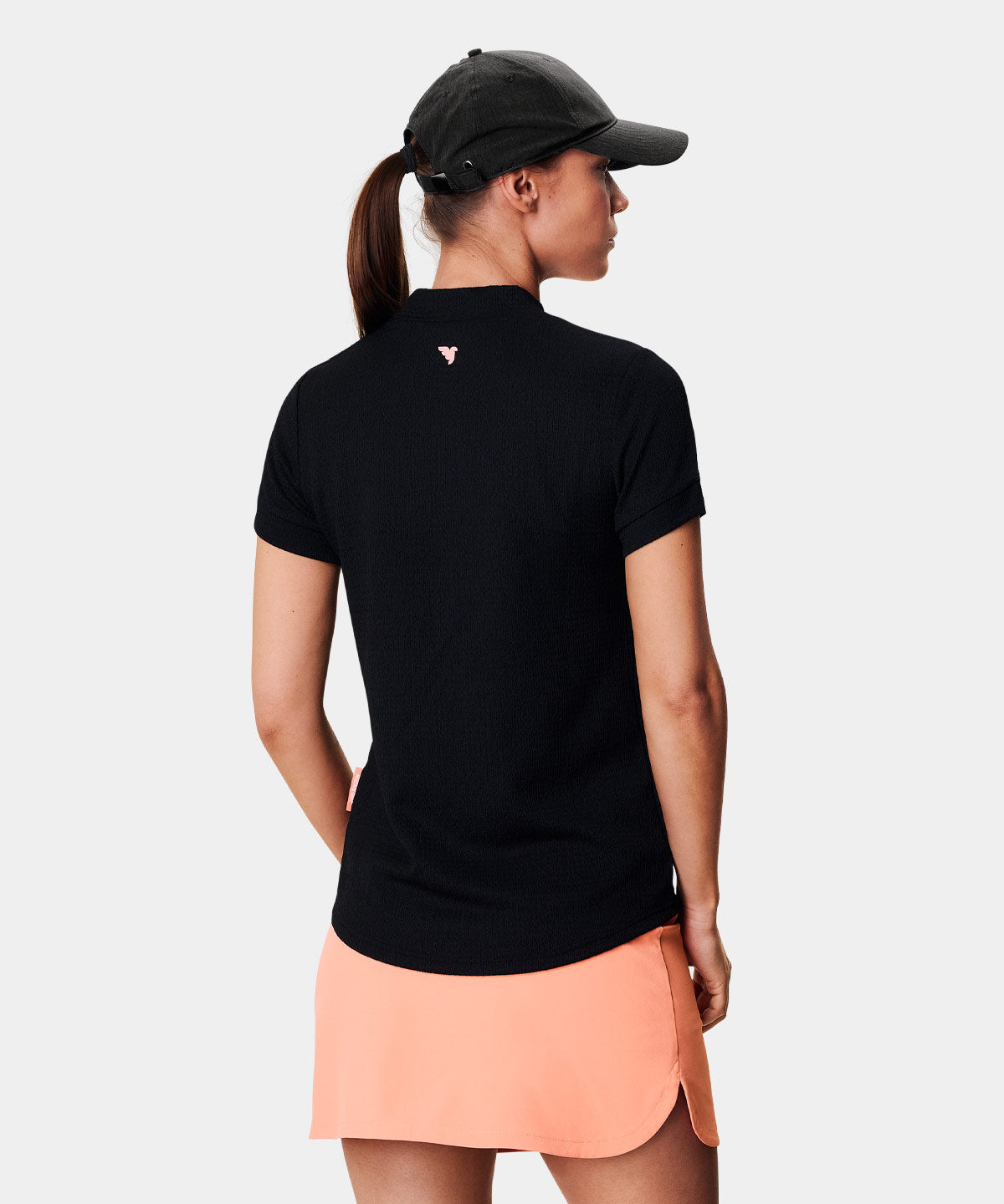 Black Mock Neck Shirt