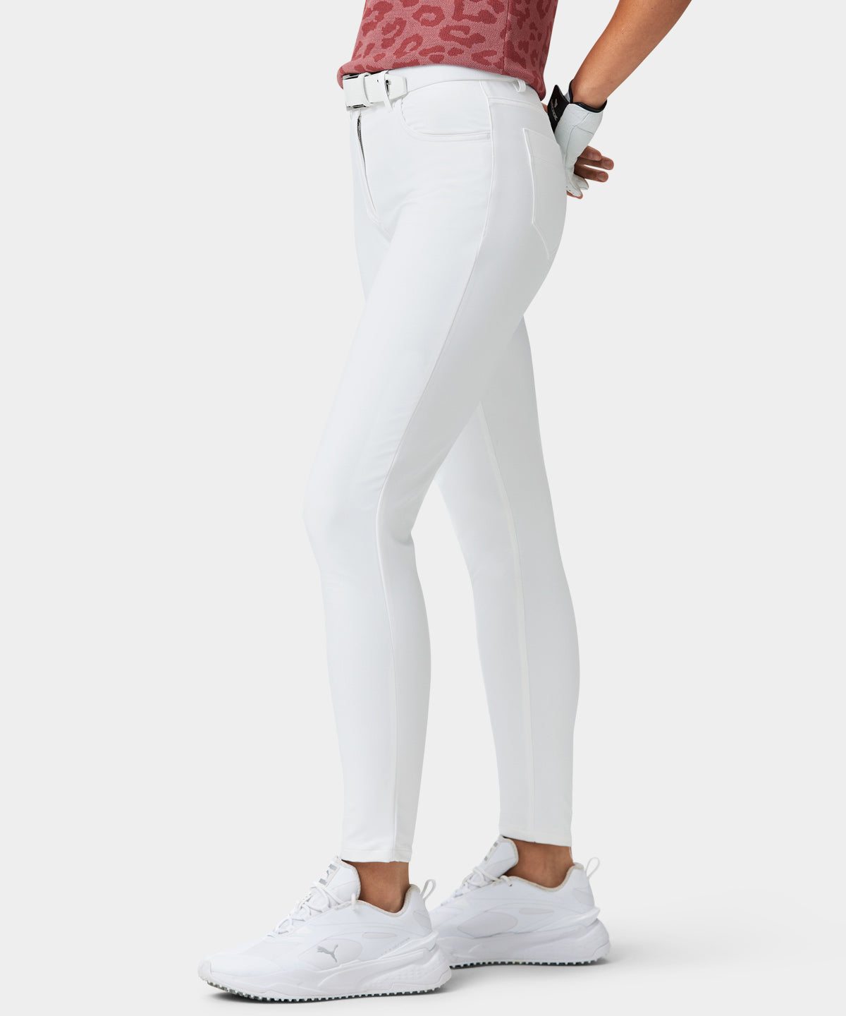 Cara White Lightweight Trouser