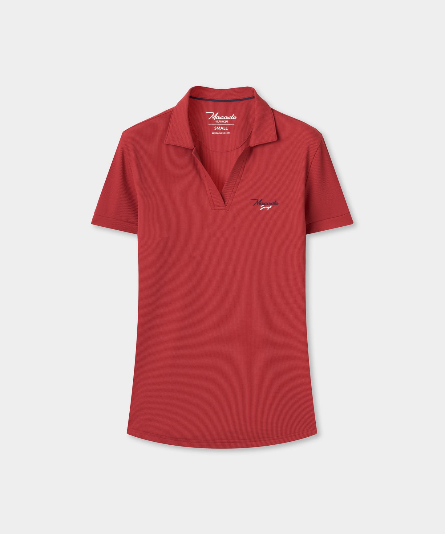 Crimson TX Script Open Shirt