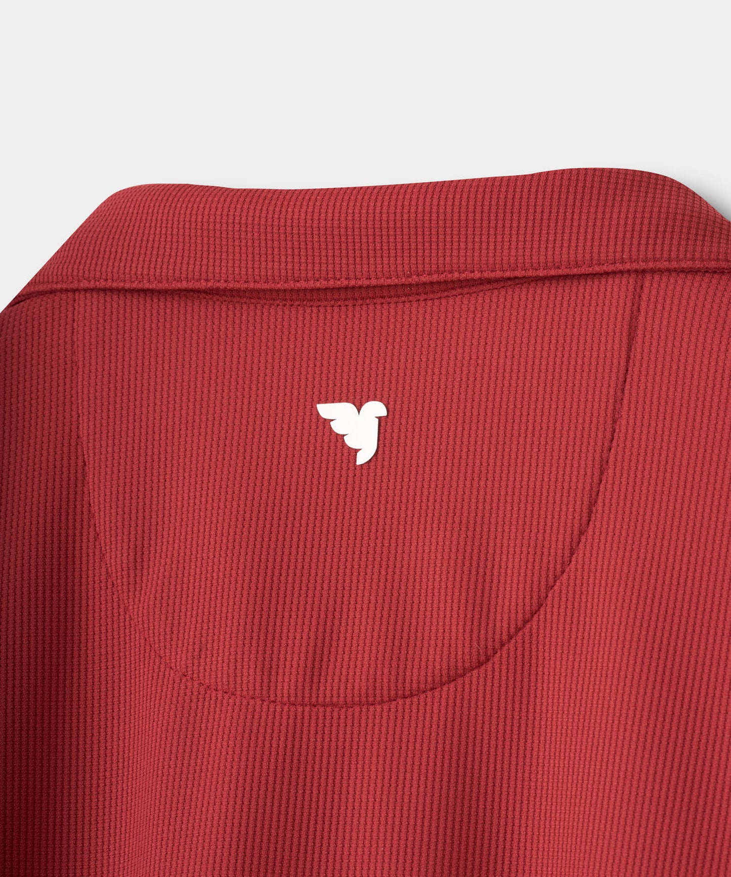 Crimson TX Script Open Shirt
