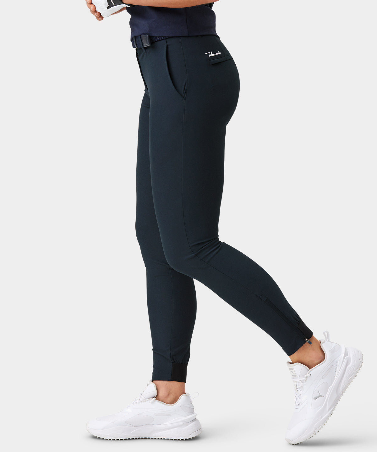 Dark Blue Four-Way Stretch Jogger
