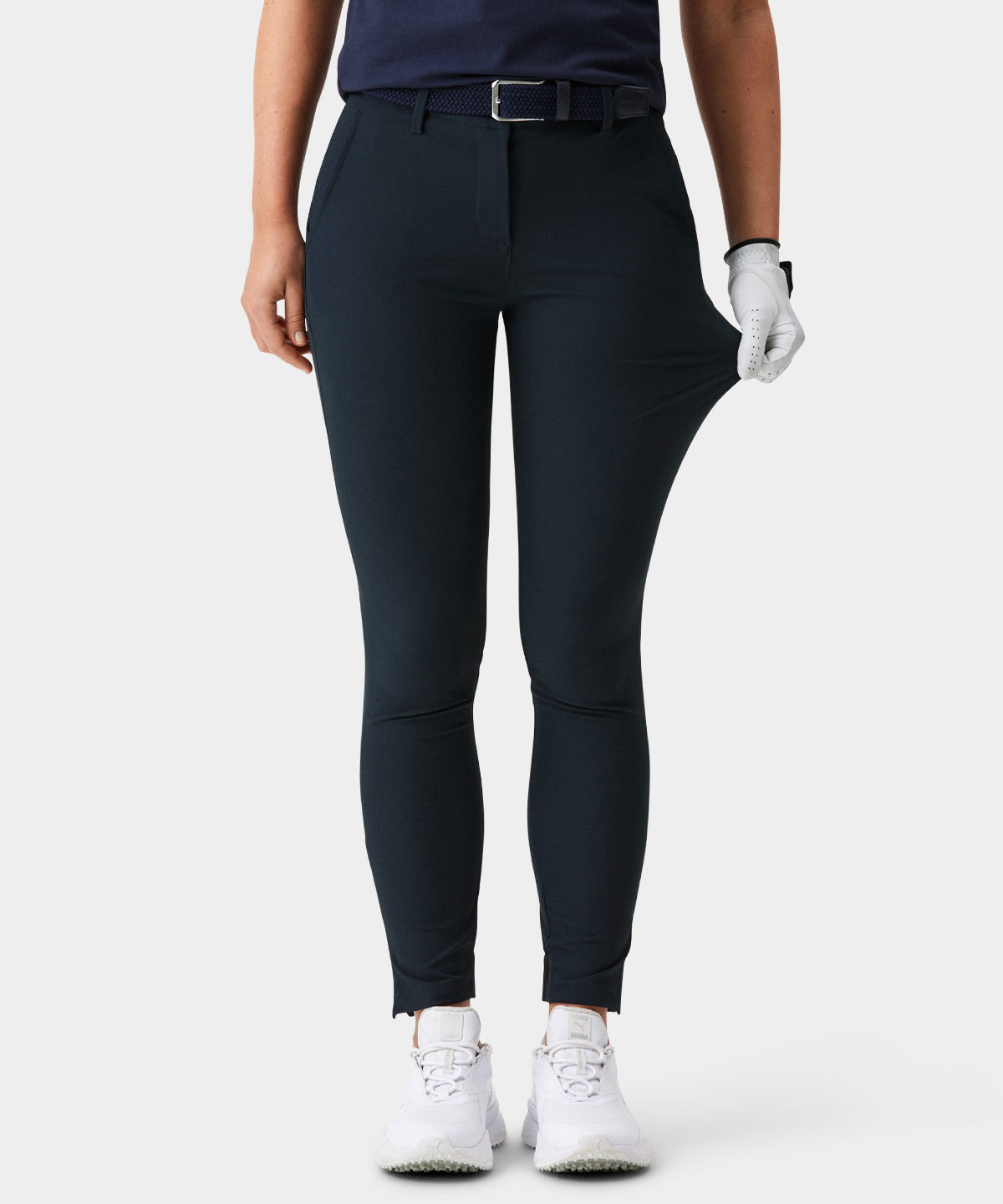 Dark Blue Four-Way Stretch Jogger