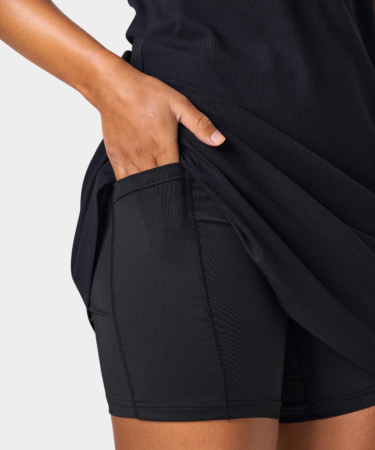 Lana Black Sleeveless Dress