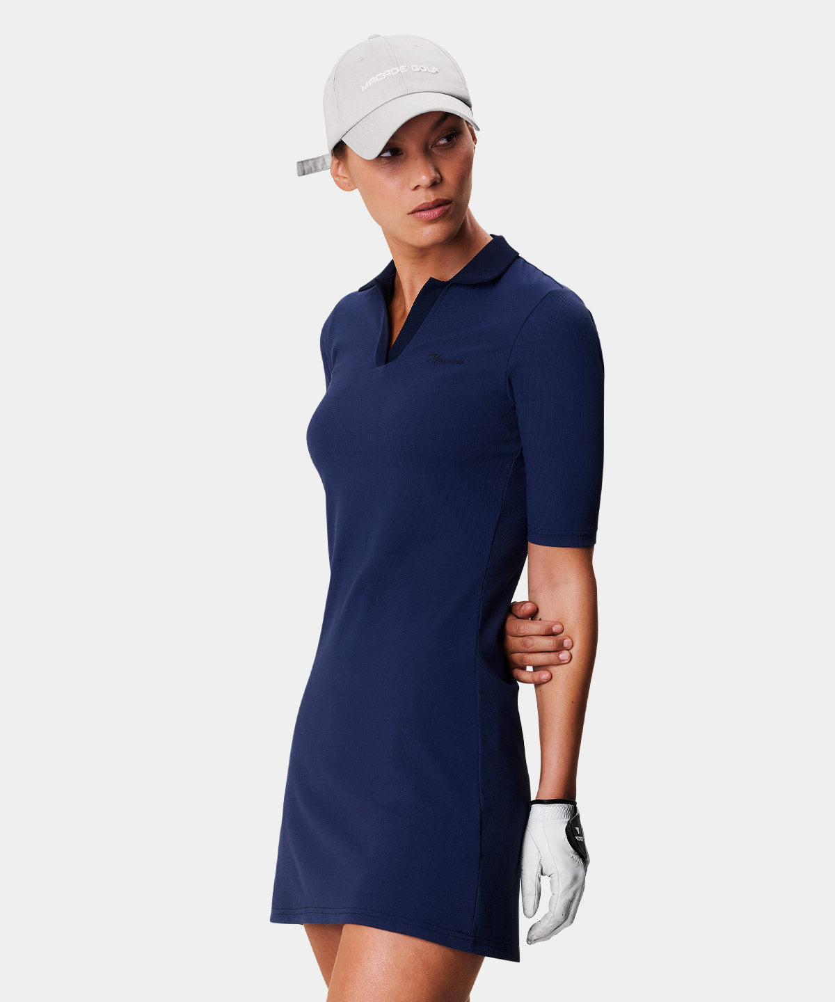 Lana Open Collar Dress