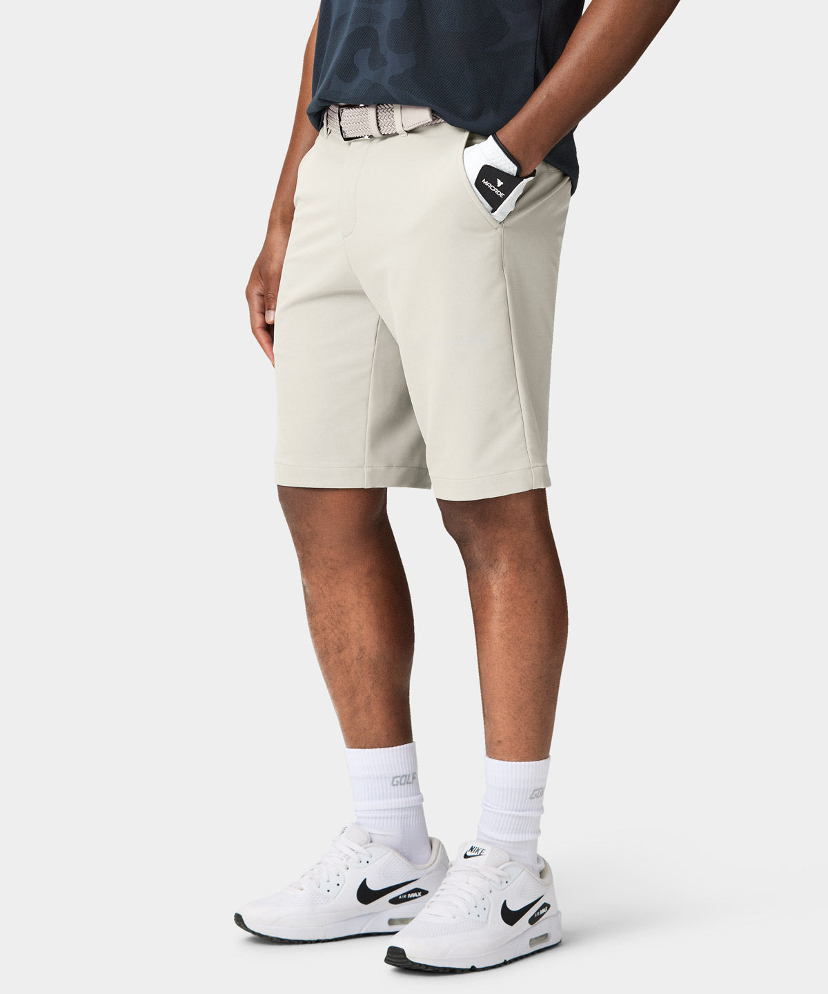 Ivory Four-Way Stretch Shorts