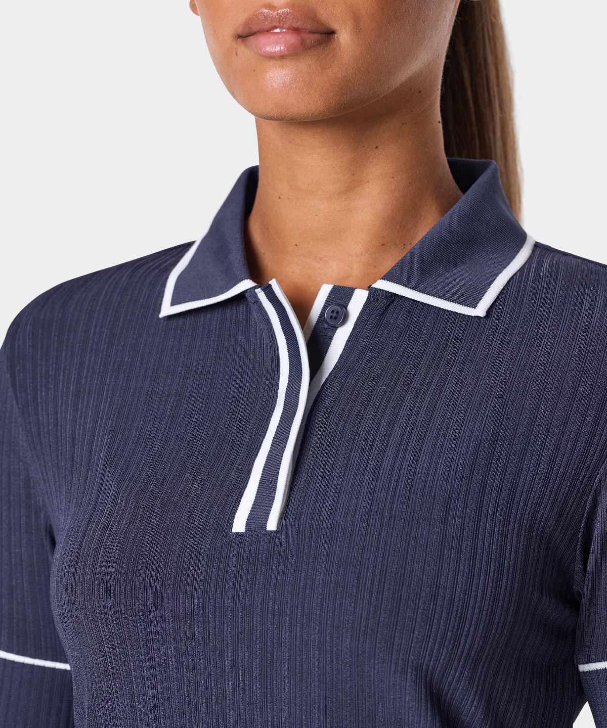Lucy Navy Polo Shirt