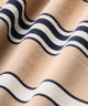 Striped Script Shirt - Beige