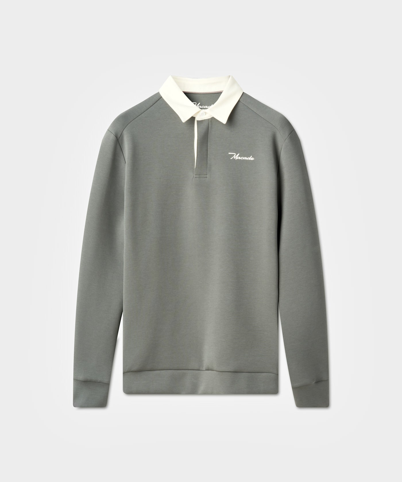 Blades Teal Gray Polo Sweatshirt