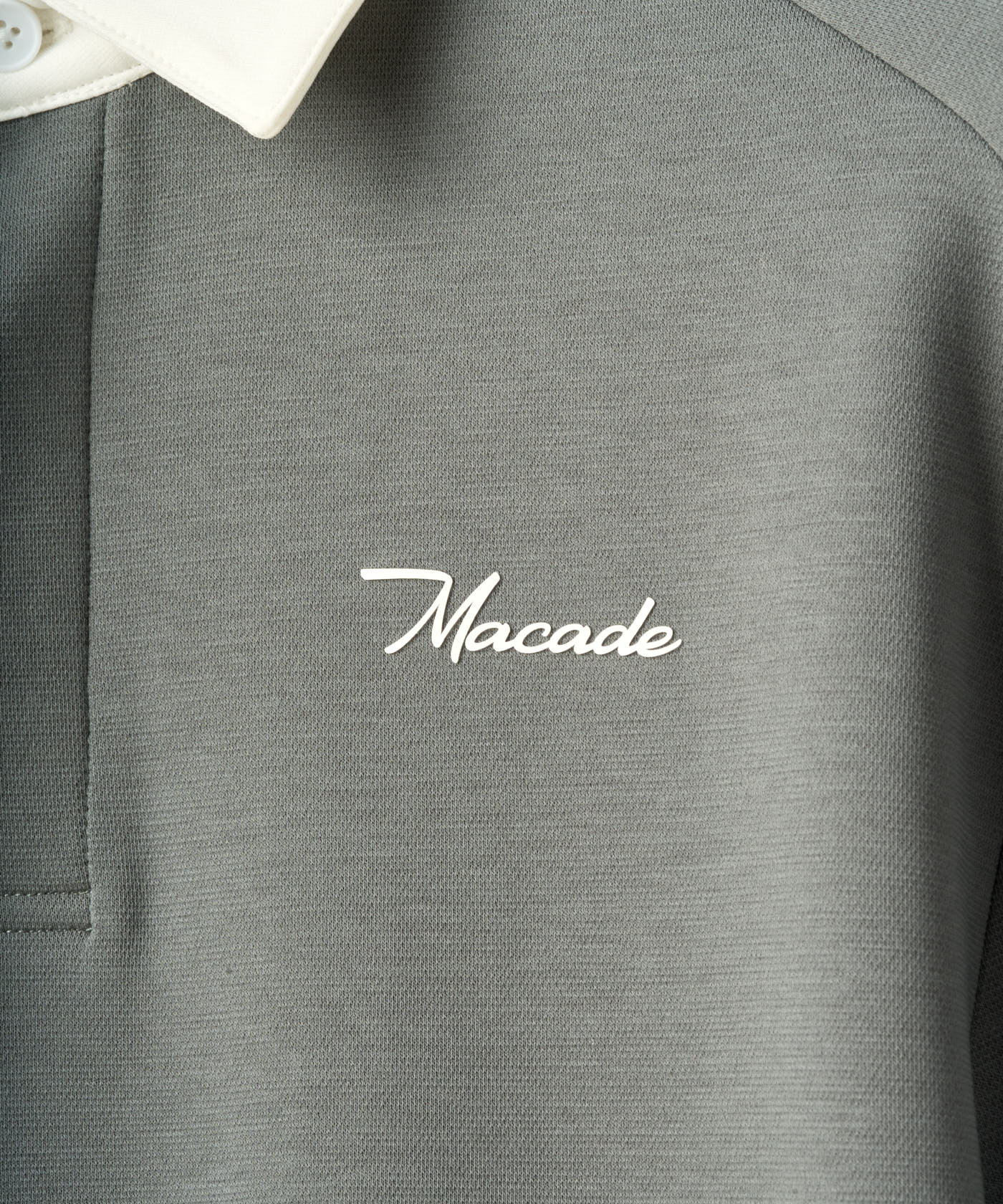 Blades Teal Gray Polo Sweatshirt