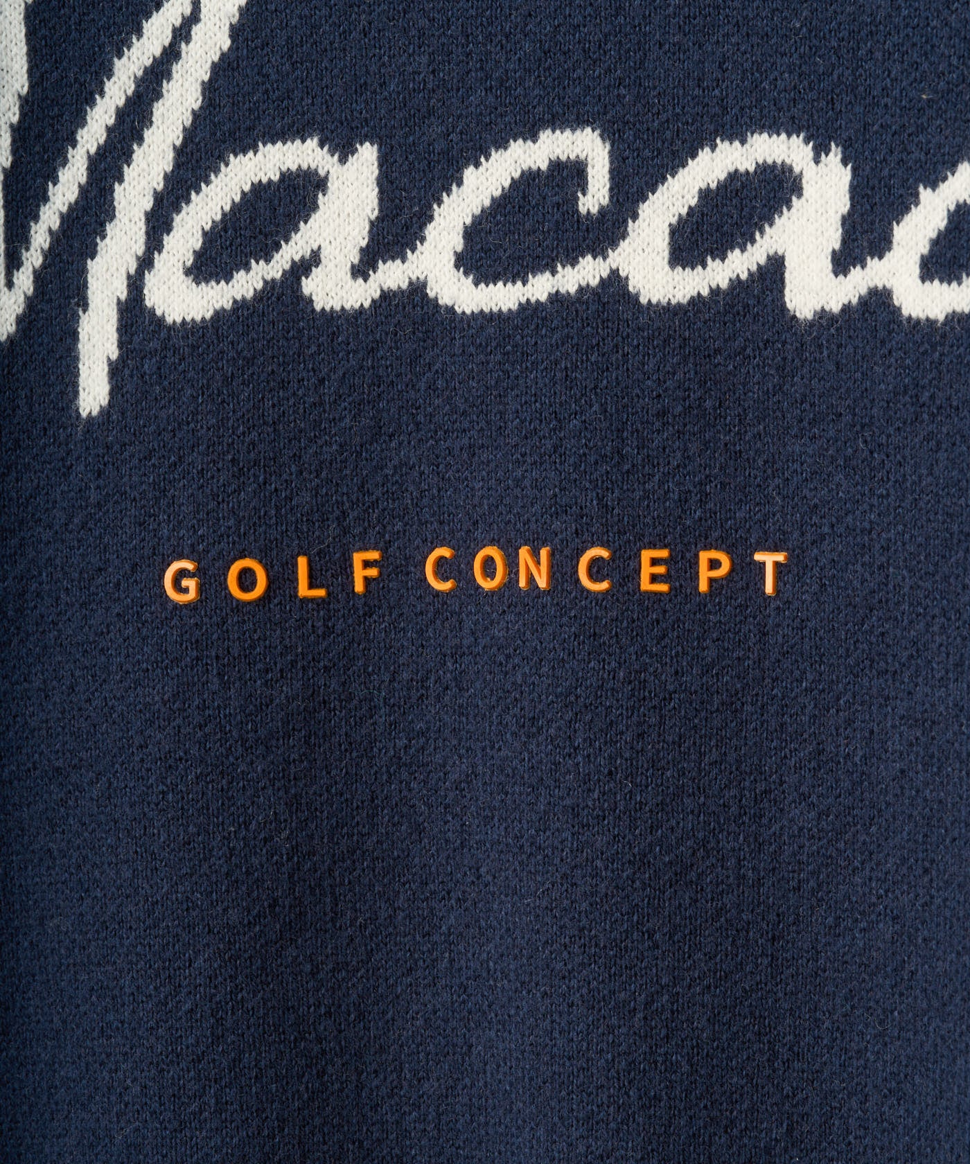 Blue Signature Knit Sweater
