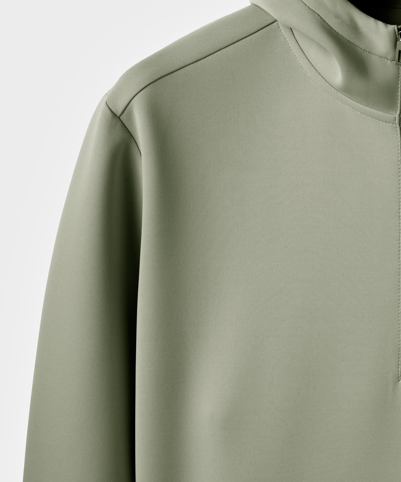 Sage Green Therma Zip Hoodie