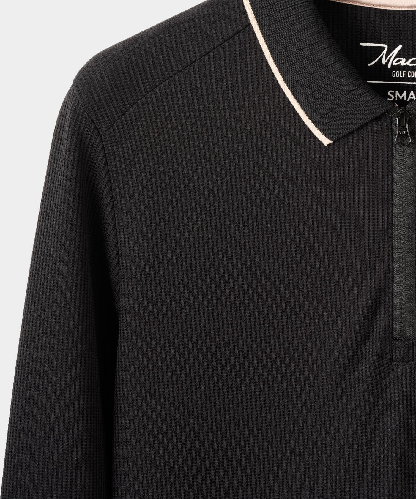 Black Players Zip Longsleeve Shirt
