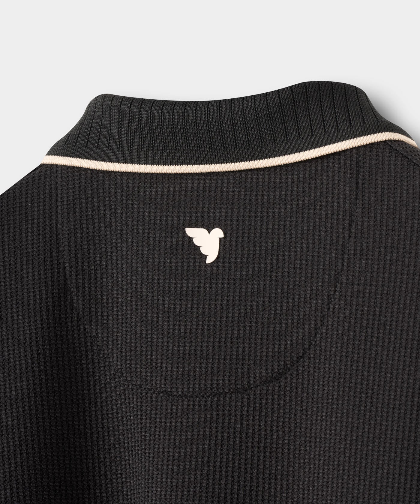 Black Players Zip Longsleeve Shirt