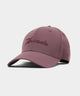Mauve Macade Golf Range Snapback with a structured brim, tonal Macade embroidery on the front, and subtle