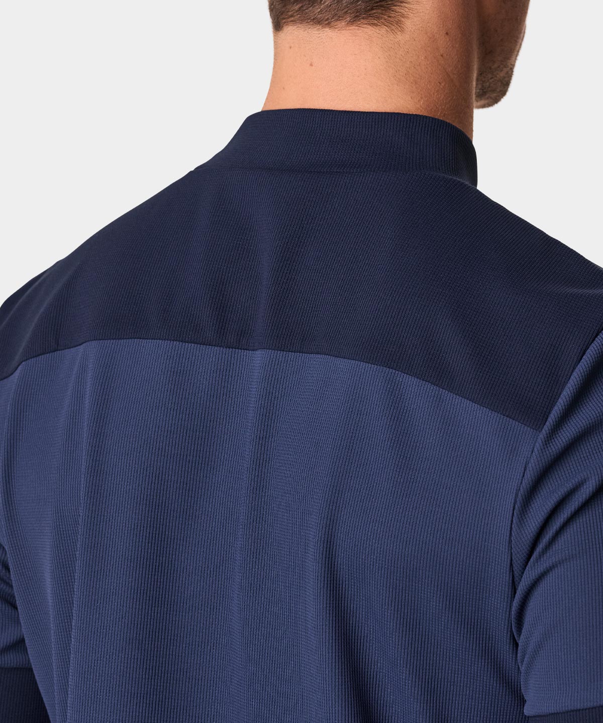 Navy Admiral Mock Neck Shirt