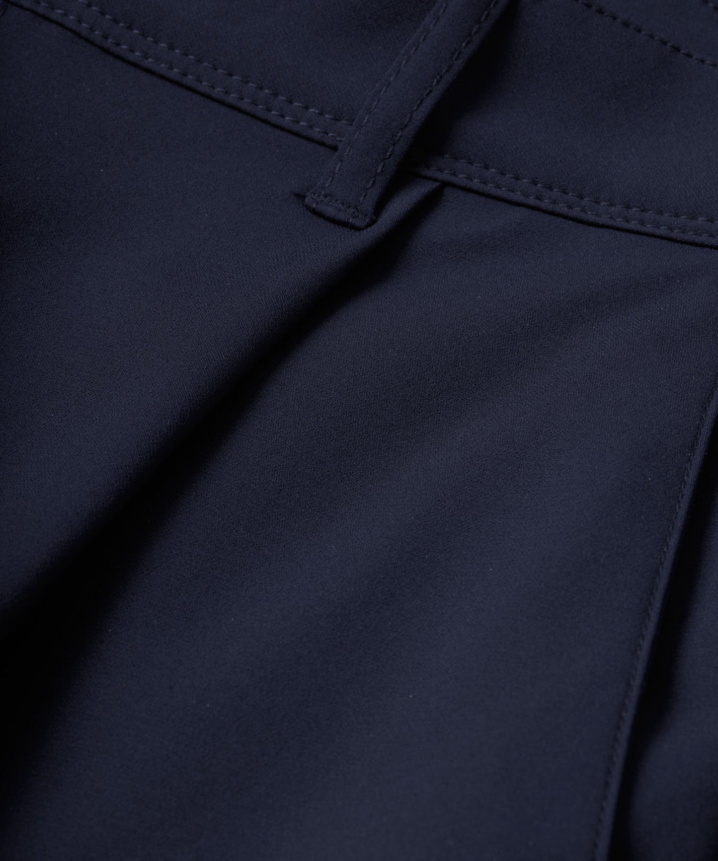 Navy Pleated Course Shorts