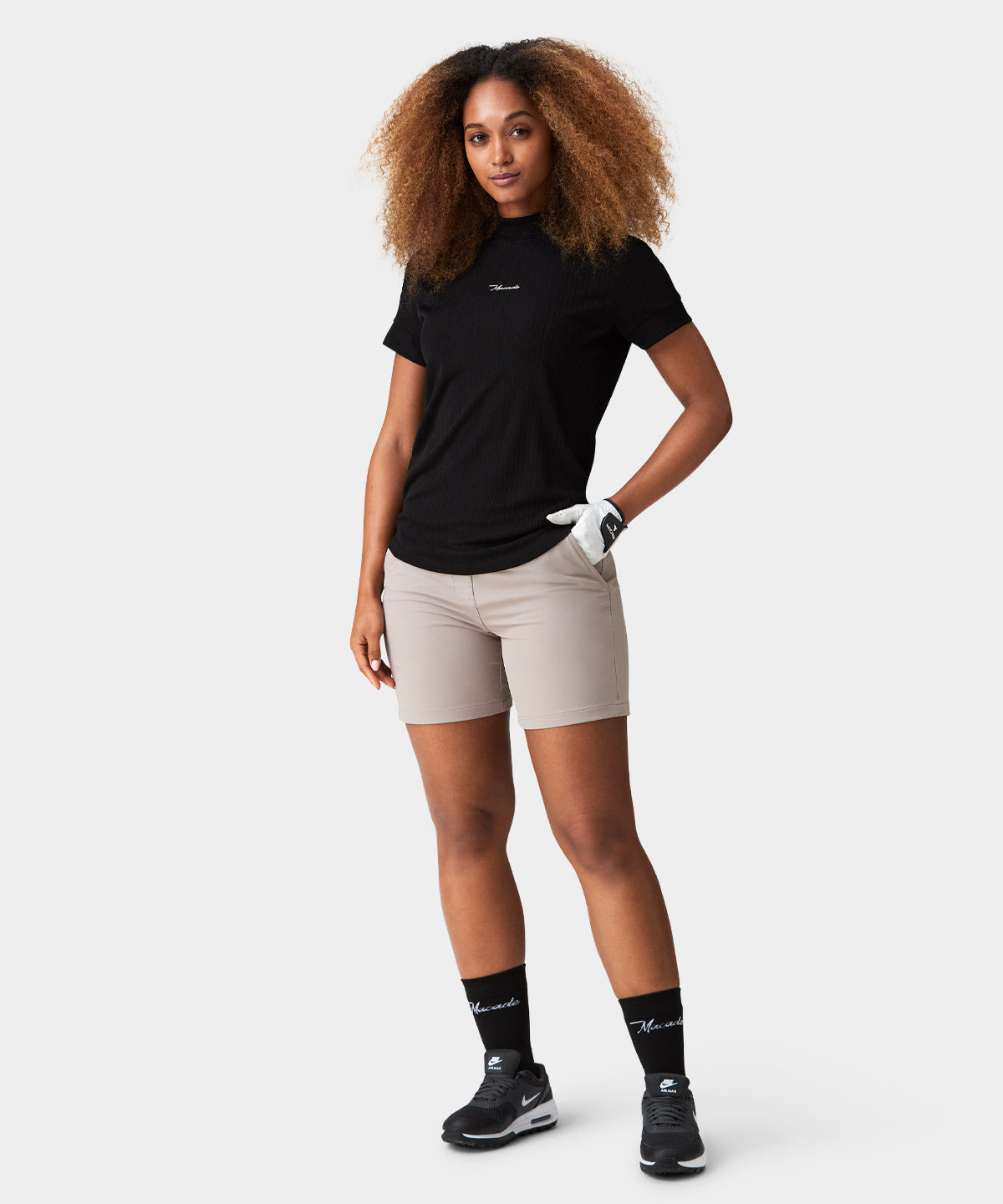 Nora Shorts - Ash Brown
