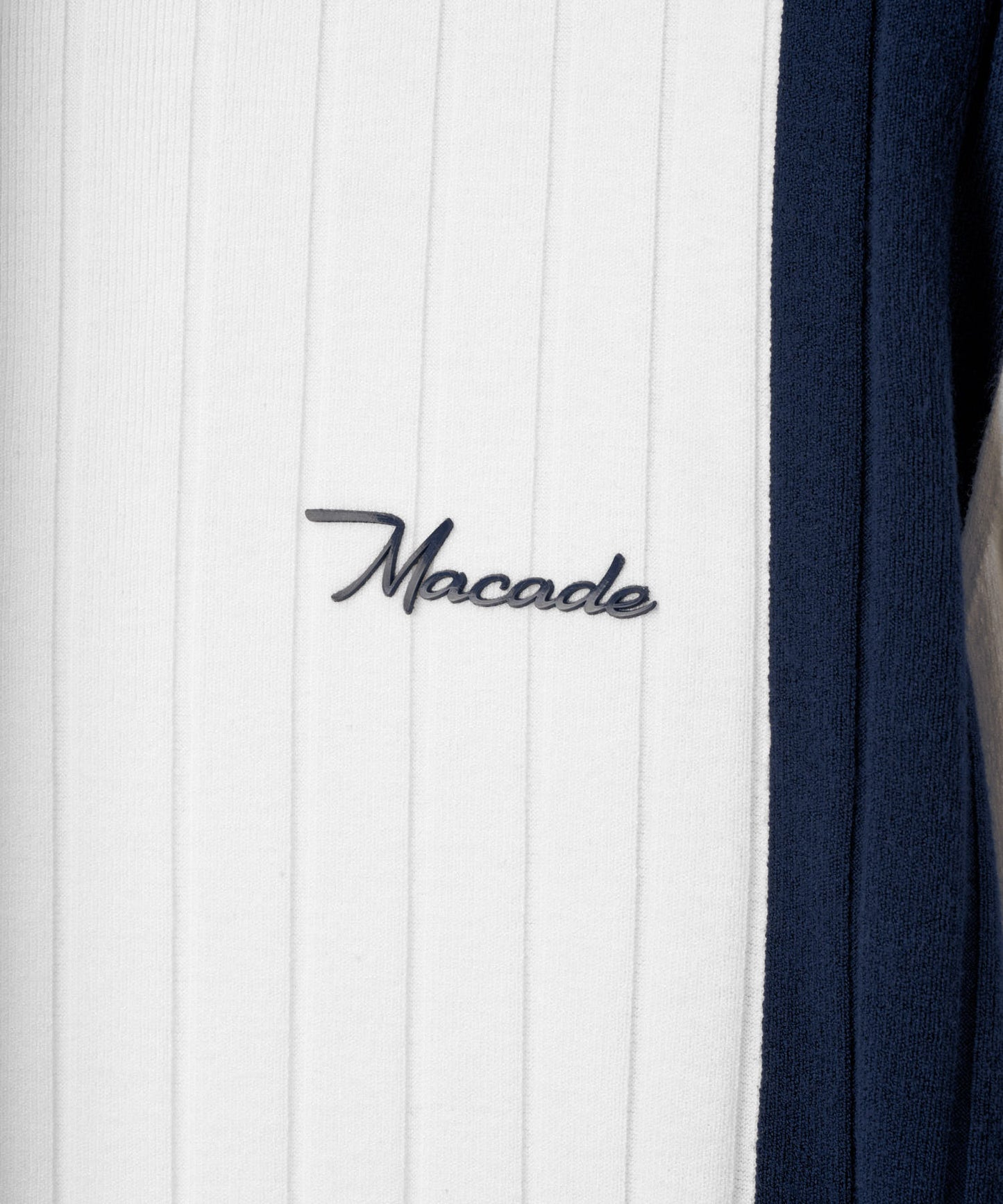 Peak White Course Knit Polo