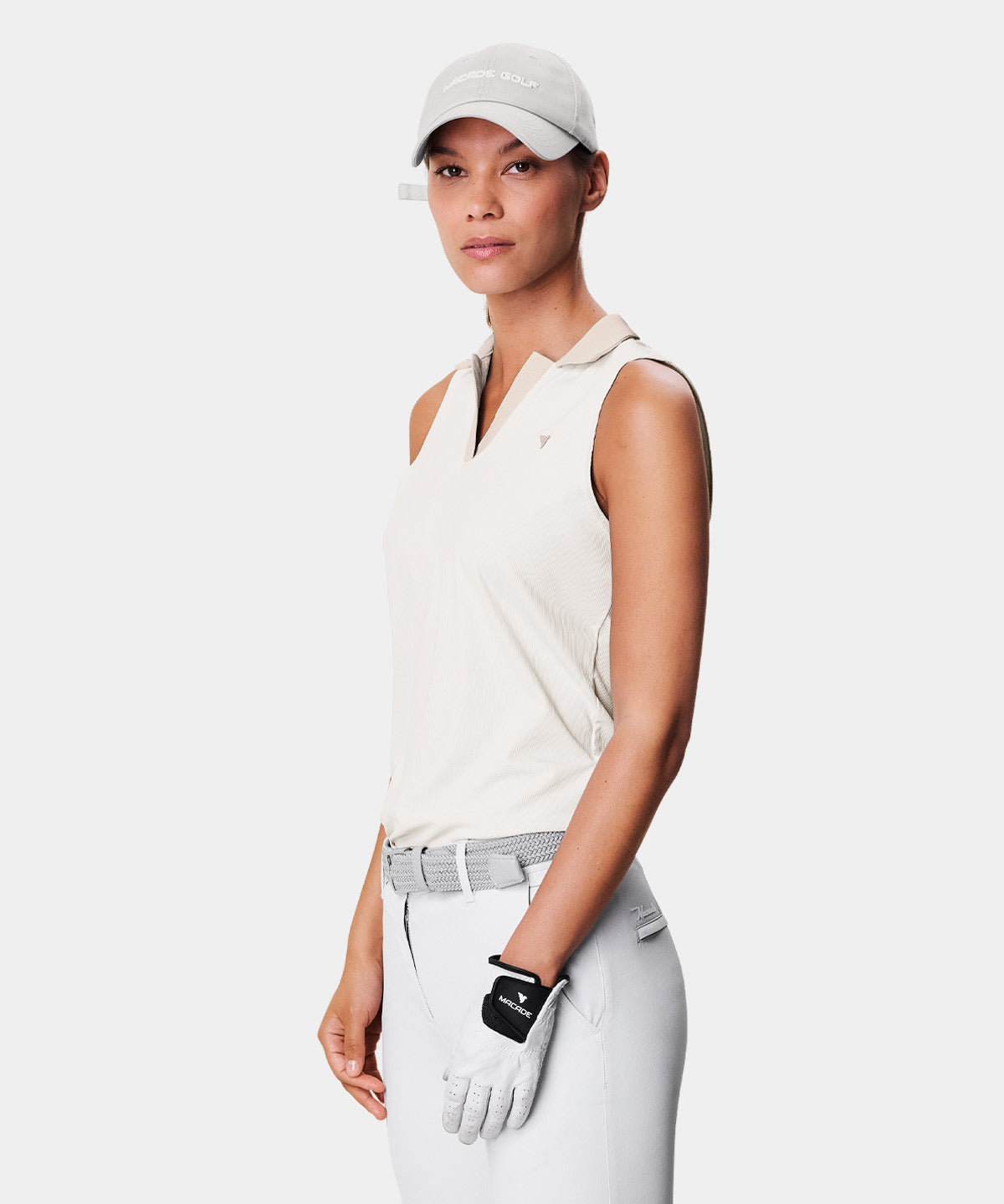 Ora Sand Sleeveless Shirt