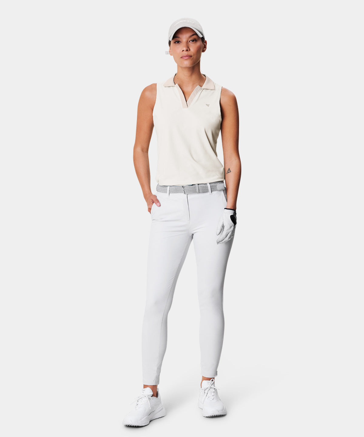 Ora Sand Sleeveless Shirt