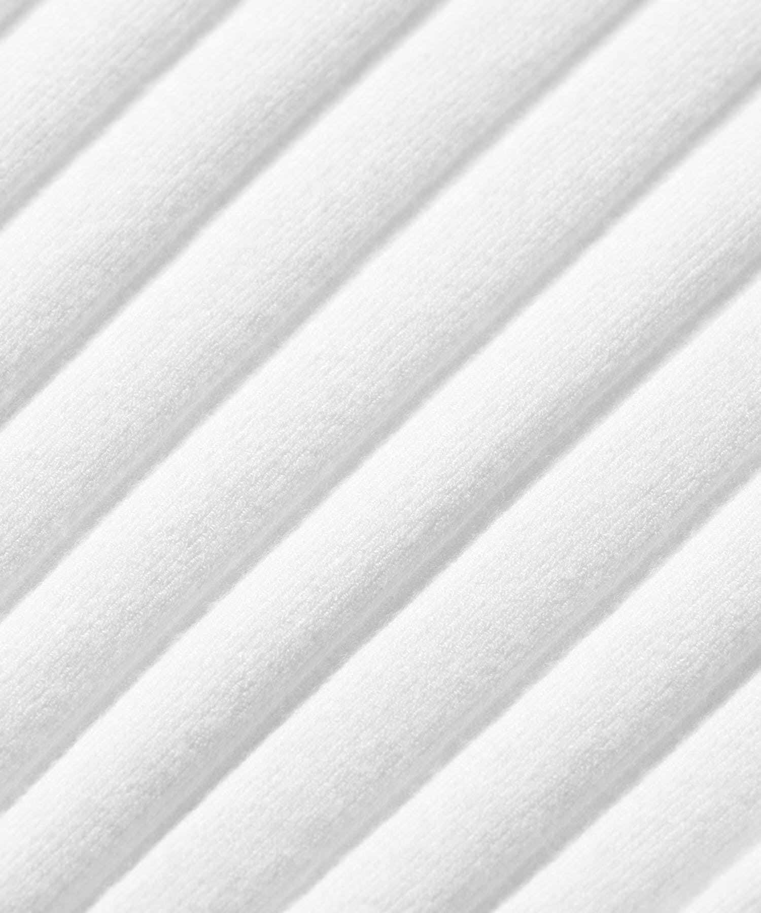 Skye White Course Knit Polo