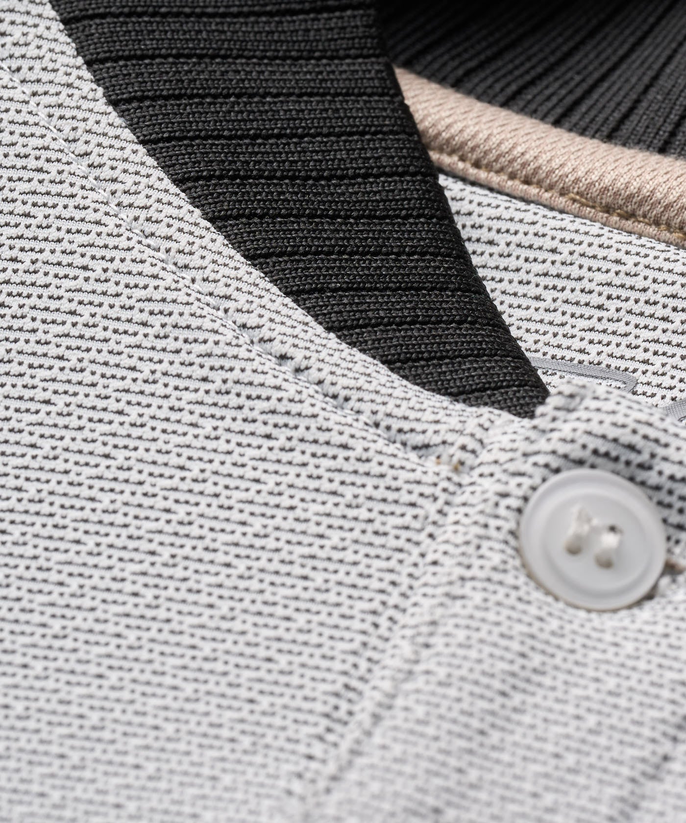 Crew White TR Bomber Shirt