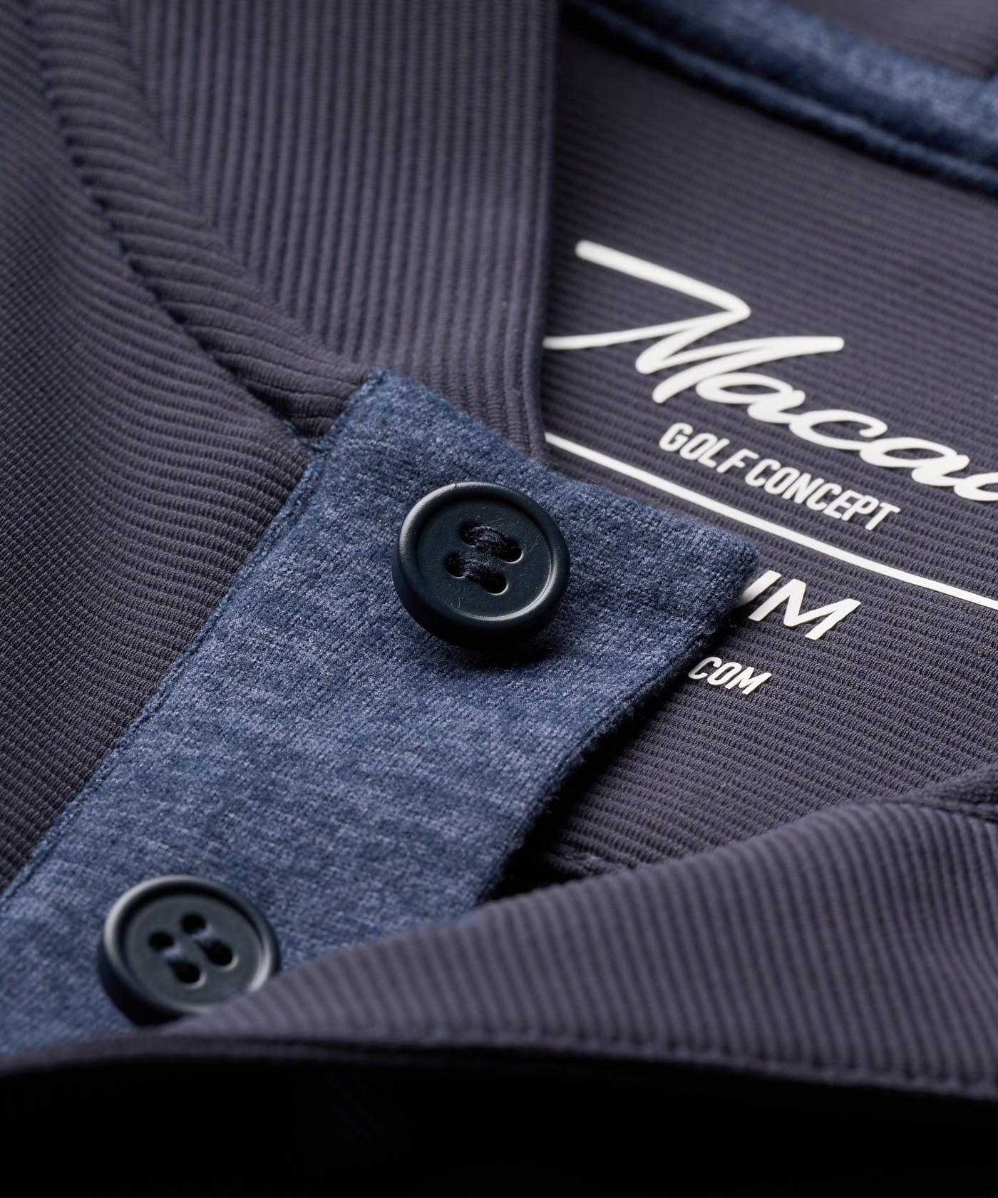 Heath Dark Blue Bomber Shirt