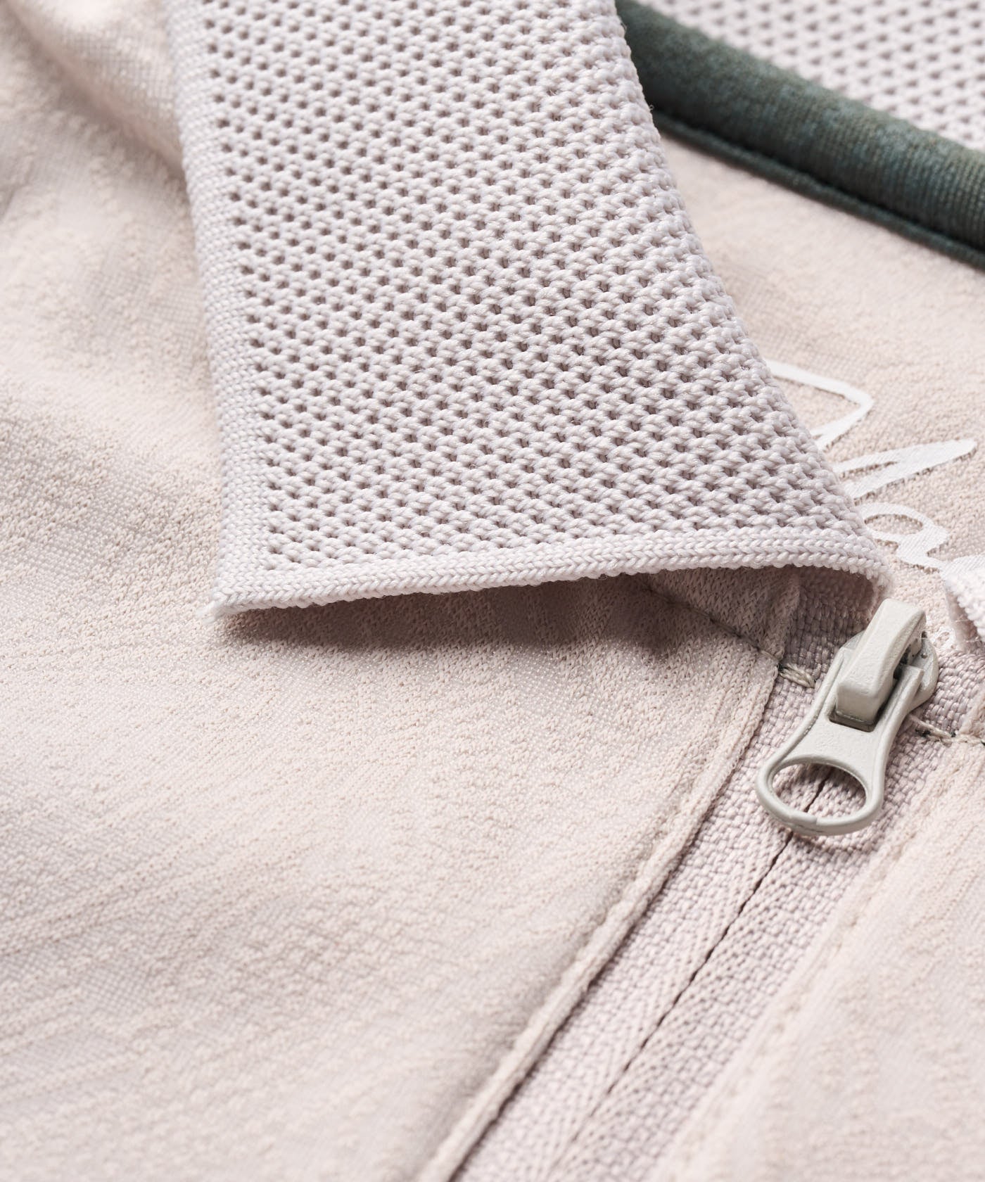 Lace Tan Paisley Zip Shirt