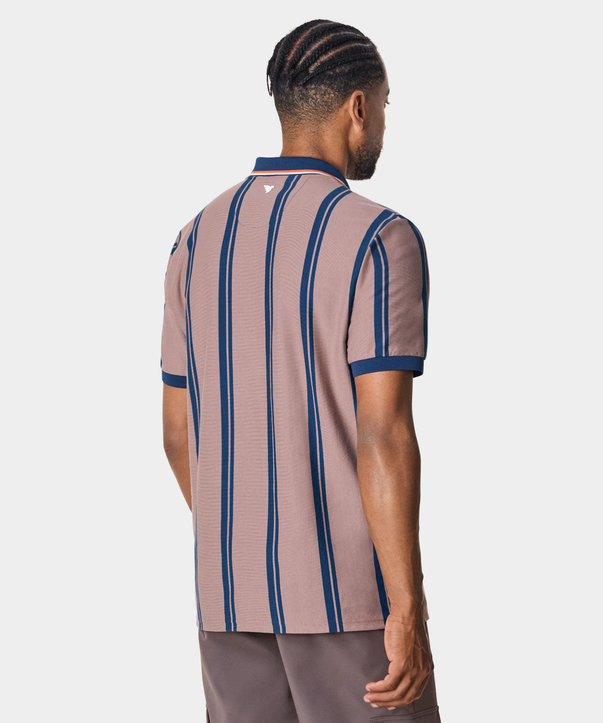 Striped Open Collar Admiral Shirt