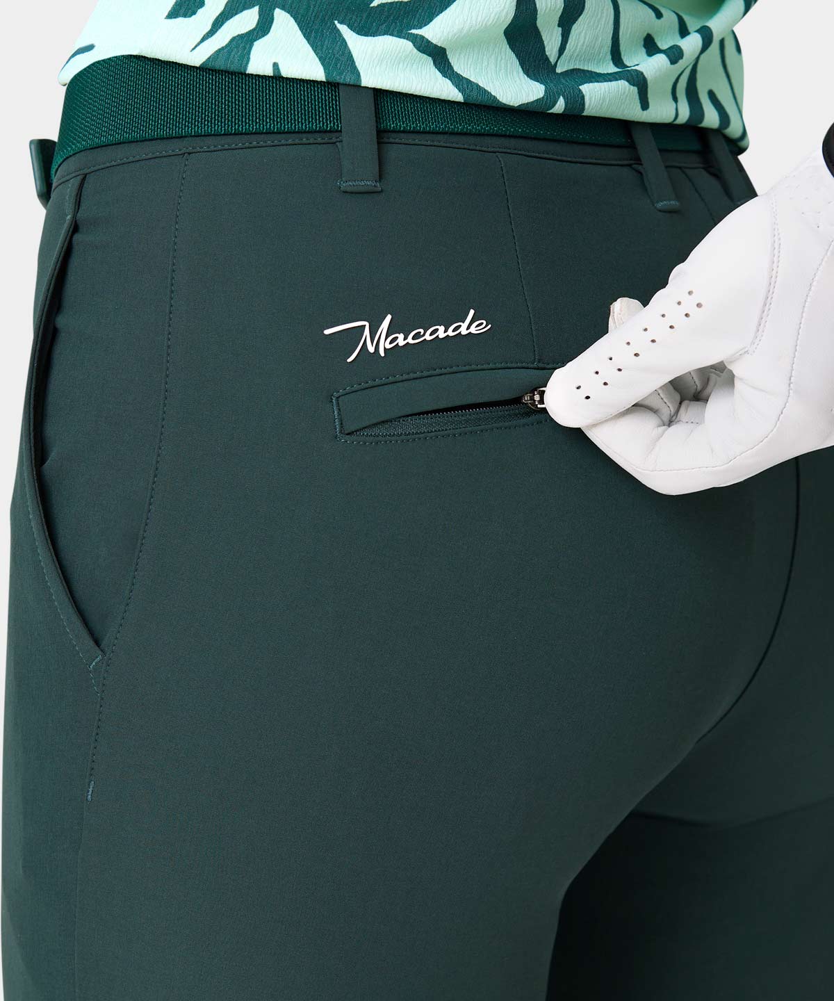 Teal Four-Way Stretch Jogger