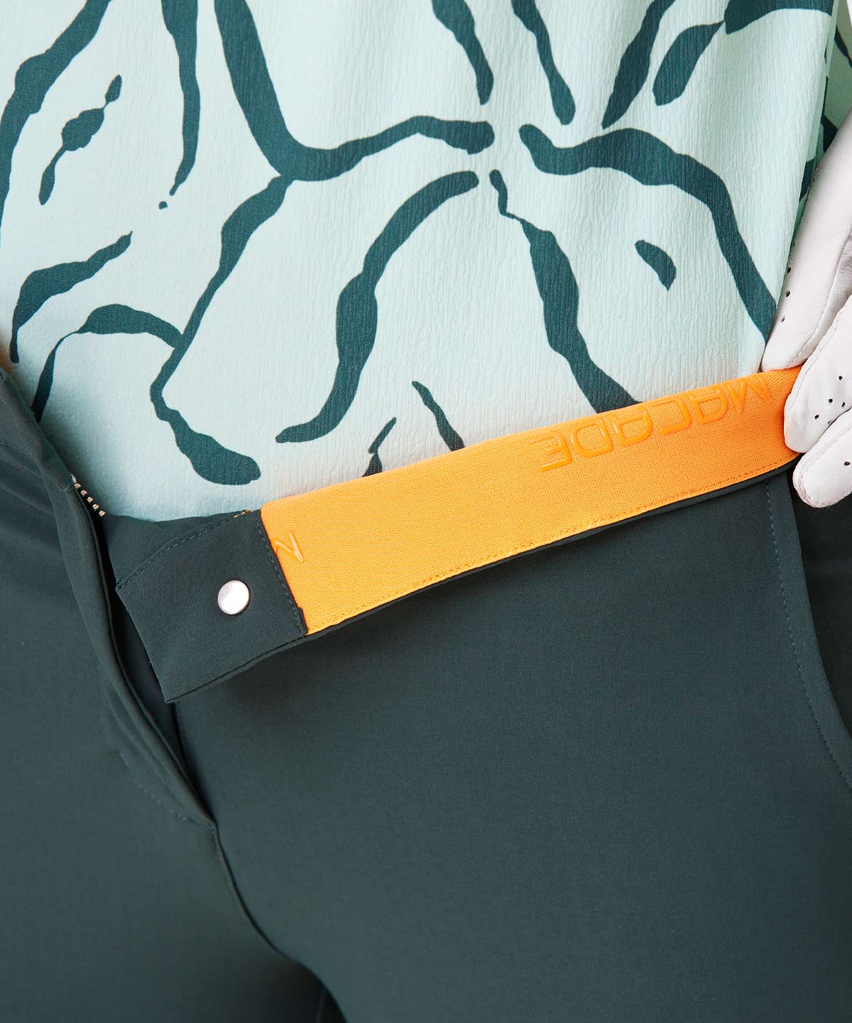 Teal Four-Way Stretch Jogger