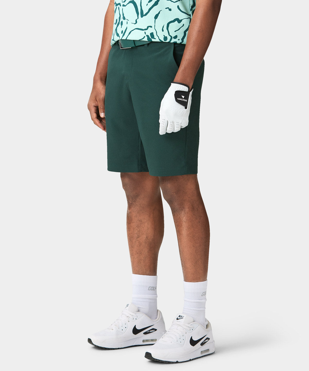 Teal Four-Way Stretch Shorts