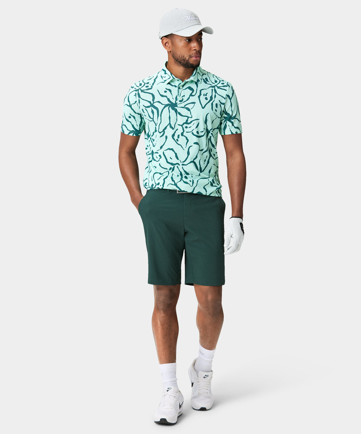 Teal Four-Way Stretch Shorts