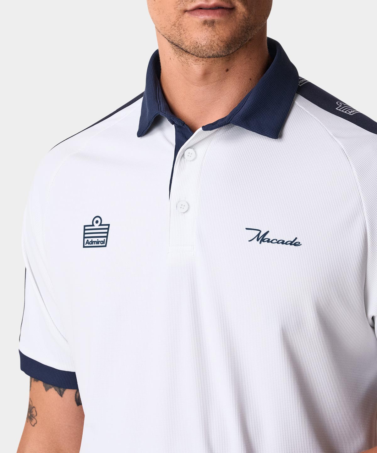 White Kit Admiral Polo