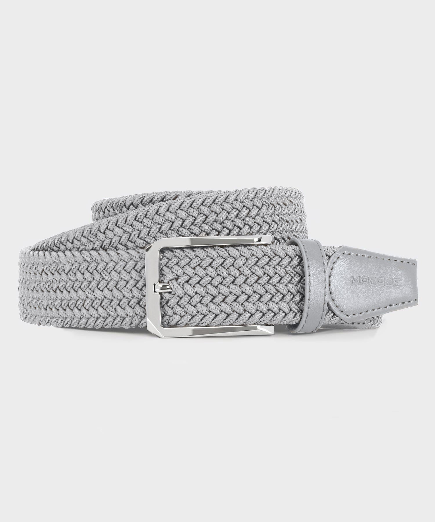 Braided Belt, Black / Grey