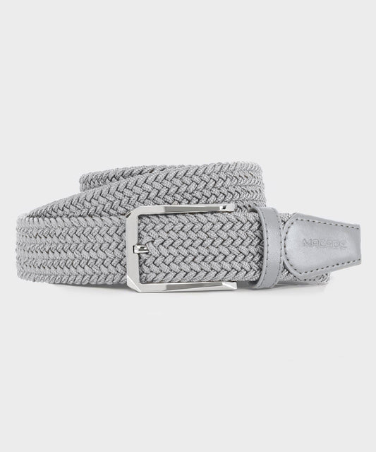 Men's Elastic Light Gray Belt