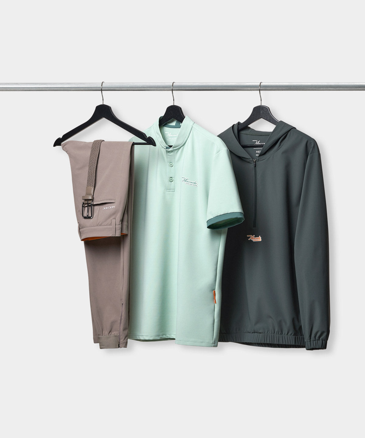 Pampas Mint Script Bomber Shirt