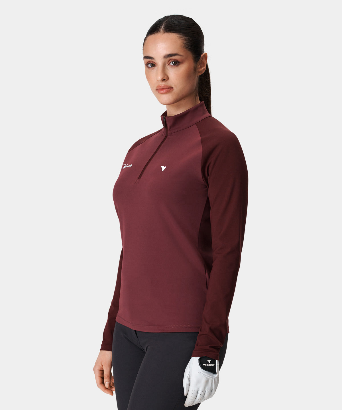 Burgundy Tour Quarter Zip