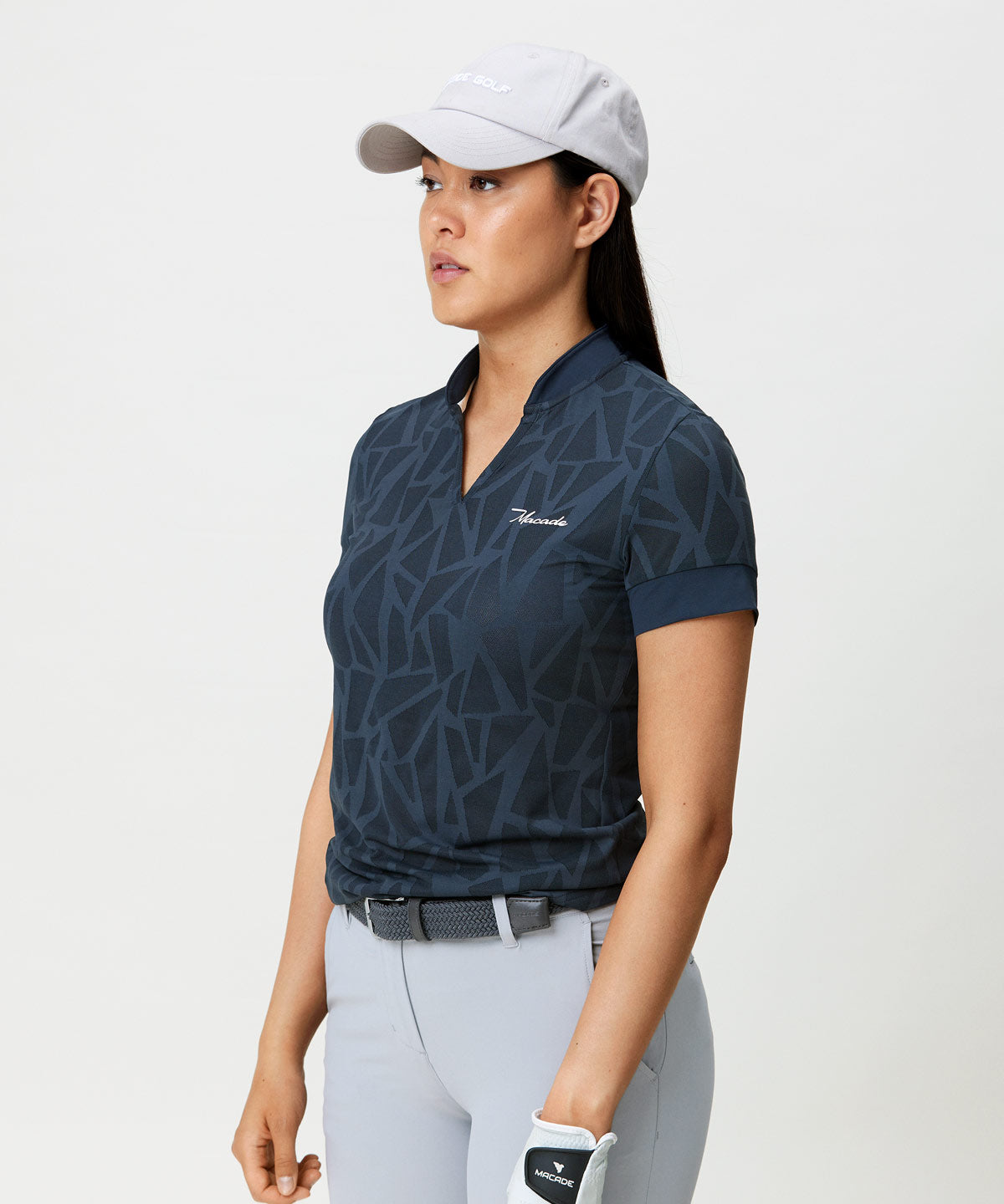 Gaia Open Pebble Shirt Macade Golf