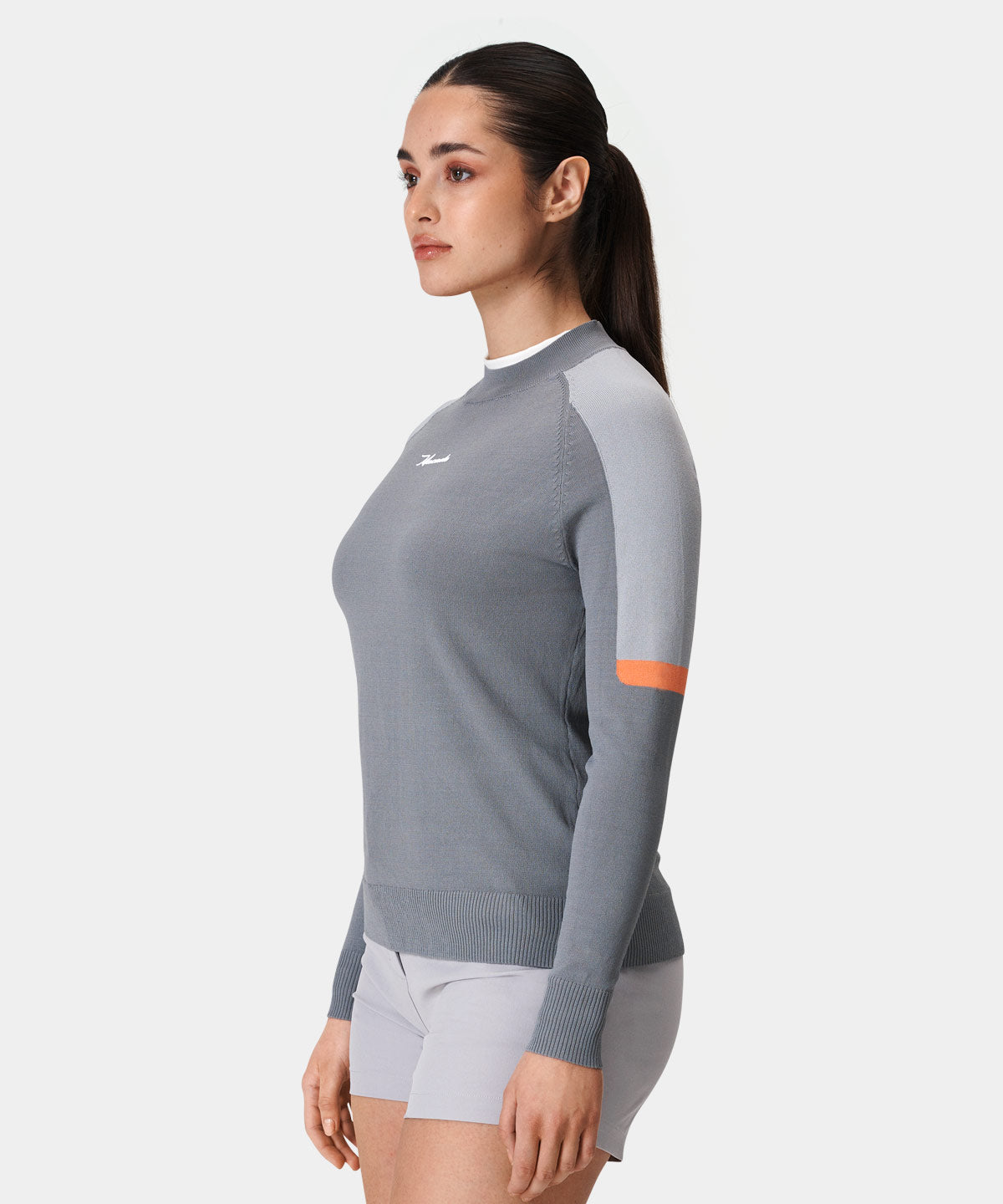 Grey TR Tour Mock Neck