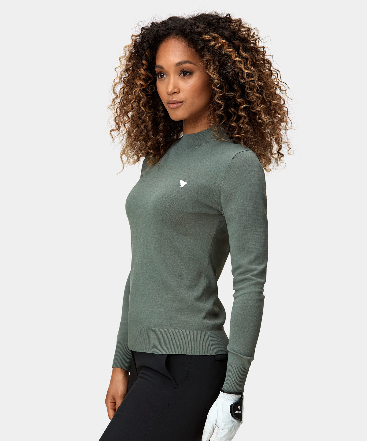 Sage Tech Mock Neck Macade Golf