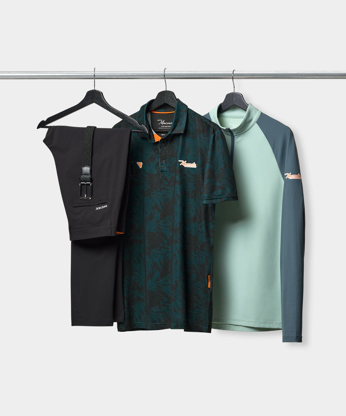 Fern Green Script Polo Shirt